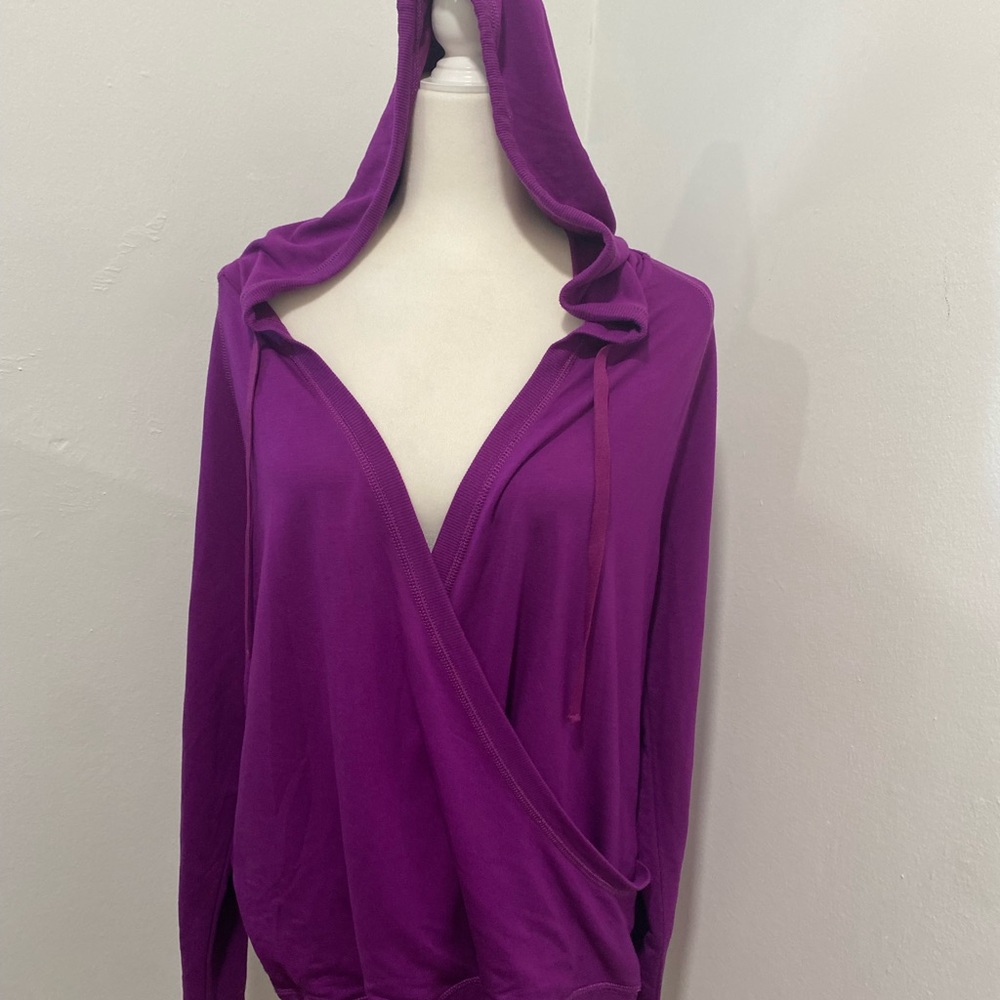 RALPH LAUREN hoodie blouse NWOUT tag size L purple - Picture 9 of 15